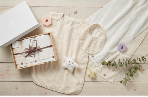 赤ちゃんとの毎日に、やさしい肌ざわりを。「今治謹製 organic towel」からオーガニックコットンを使用したベビーアイテムが発売中