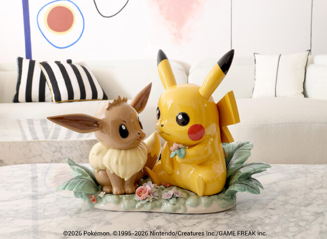 リヤドロから、「ピカチュウ」と「ピカチュウ & イーブイ」が登場