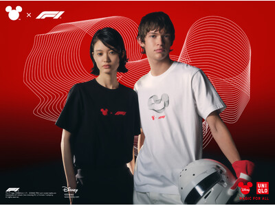 ディズニーとFormula1(R)、ユニクロが初のタッグを組んだコレクション「Disney x Formula1(R) UT」　3月23日（月）より発売
