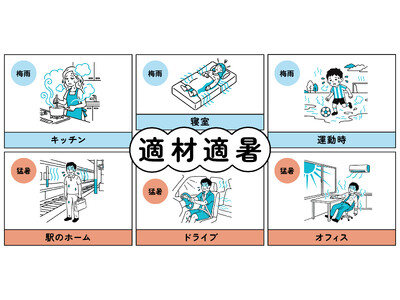 シーンごとの暑さ対策のポイントと着こなしを提案　猛暑の夏に“適材適暑”の服選び　暑さ対策のスペシャリスト三宅康史医師が監修