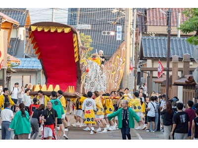 【加賀温泉郷】宿場町をお化けぐずが駆け巡る『ぐず焼まつり』！ 今年は第１回花火大会も開催！