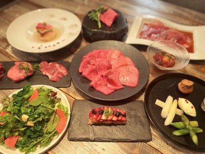 松阪牛とワインのマリアージュ 『赤坂焼肉KINTAN7周年記念コース9,800円』3月14日(月)より期間限定で販売開始