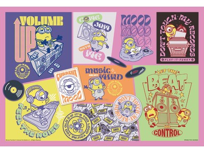 【ミニオンズ】レトロポップなミニオンズ＆世界を旅するミニオンたちの300ピースジグソーパズルが12月上旬より発売！