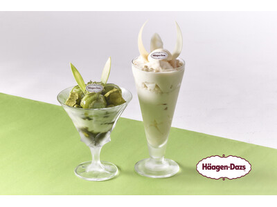 【白パフェ＆緑パフェ】ジーニスの夏パフェwith Haagen-Dazs