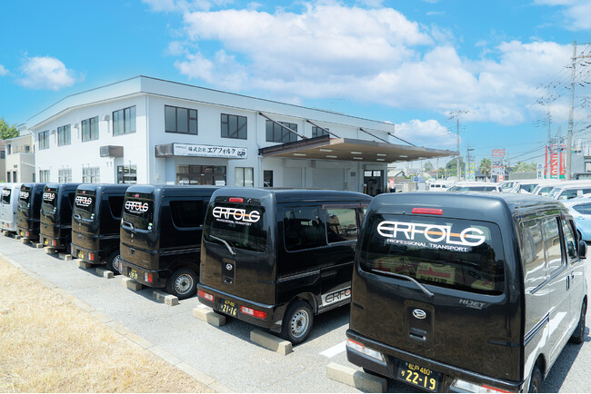 株式会社エアフォルク、約50台駐車可能な広々とした駐車場と認証整備工場を備えた新本社を千葉県松戸市に開設