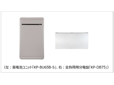 マルチ蓄電プラットフォーム※1「KPBP-Aシリーズ」小規模世帯向け6.5kWh蓄電池ユニット「KP-BU65B-S」を発売