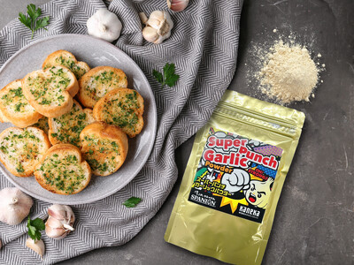 香りの強さ6倍※！「スーパーパンチガーリック」タイパとコスパ抜群のガーリックパウダー