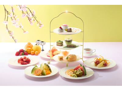 【タカノフルーツパーラー】春色をまとった和のアフタヌーンティーとフルーツ食べ放題