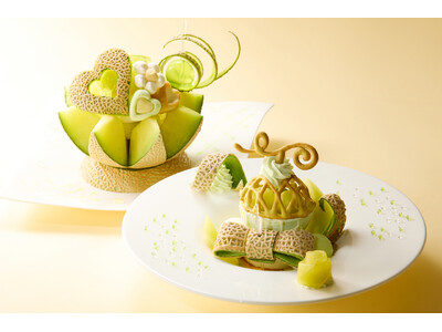 【タカノフルーツパーラー】華やかなメロンが織りなすデザートと限定ポーチを販売