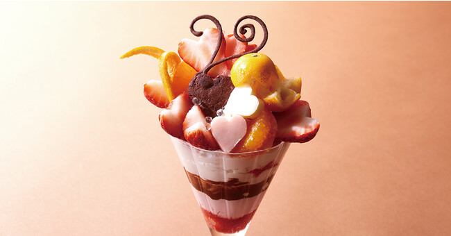 【タカノフルーツパーラー】バレンタインはチョコと苺の組み合わせでスイートな時間を。