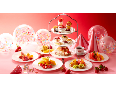 【タカノフルーツパーラー】タカノフルーツティアラ1月は「Strawberry　Party」。紅ほっぺを中心に、苺を楽しむ1か月。