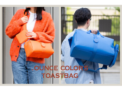 【.OUNCE 新作】Newレーベル .OUNCE COLORSから「TOAST BAG」が登場