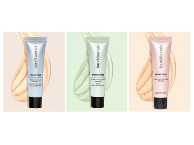 【ベアミネラル】肌対策に合わせて選べる、本格スキンケアとメイク効果を両立したハイブリッドトリートメント下地が登場！