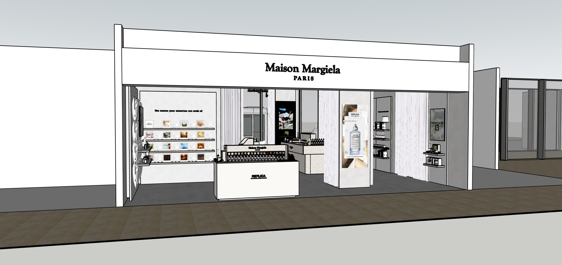 メゾン マルジェラ「レプリカ」フレグランス、広島新駅ビル「ミナモア」に新店舗をオープン