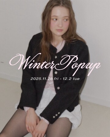 【GIUNON】11/28(金)より神宮前にてWINTER POPUPを開催!