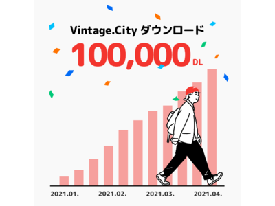 ヴィンテージ・ファッション＆古着ショップ130店舗以上が参加、7,000以上のアイテムが揃う日本初のヴィンテージ・ファッション・アプリ「Vintage.City」10万ダウンロードを突破