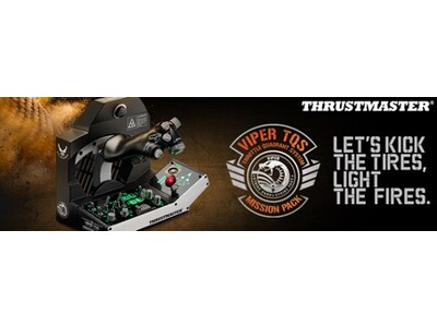 Thrustmaster(R) は、 米国空軍公式ライセンスを取得した PC 互換の Viper TQS (Throttle Quadrant System) 製品シリーズをリリースいたしました。