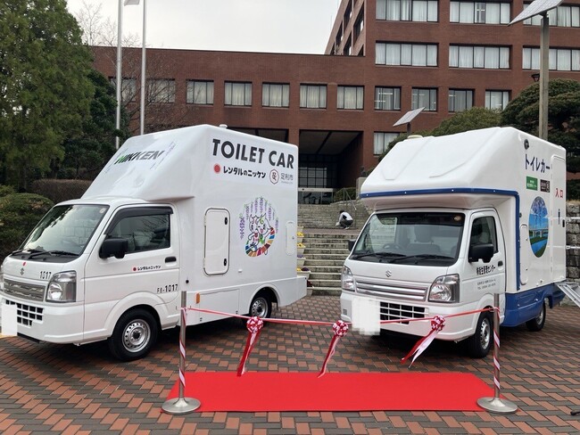 レンタルのニッケン足利市に「トイレカー」納車