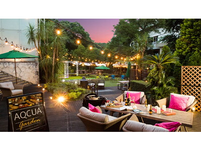 上質なひとときを叶える、新緑と水辺のガーデンレストラン『AQCUA GRILL GARDEN』が茨城県ひたちなか市にNEW OPEN！