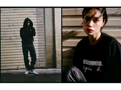 アニエスベー、NEIGHBORHOOD(R)とのコラボレーション第1弾をローンチ