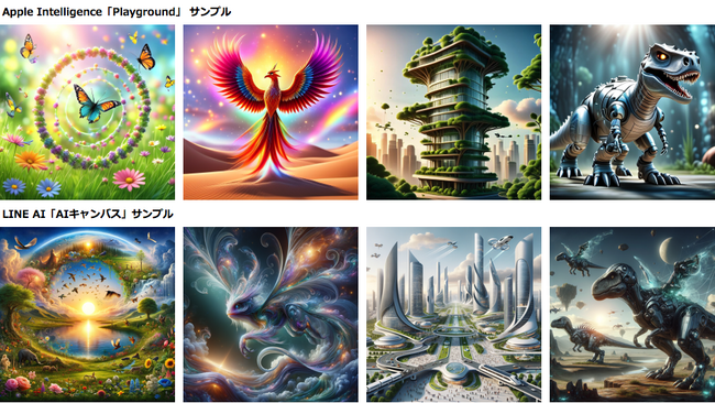 プレスリリース「LINE AI「AIキャンバス」とApple Intelligence「Image Playground」を活用した生成 AIアートコンテストを日本初開催！」のイメージ画像