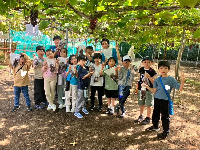 【夏休みの過ごし方】季節の体験を一日で!ぶどう狩り&ウォーターアスレチック