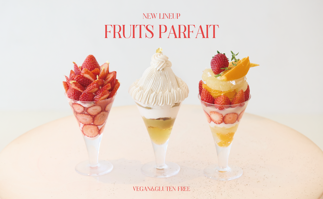 SO TARTE / fruits and season から新作ヴィーガンフルーツパフェが登場！