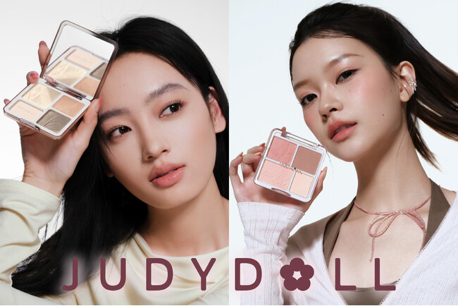 【数量限定】JUDYDOLL（ジュディードール）の大人気アイテム「メリハリマスターパレット」と「わがままチークハイライター」に新色が登場！