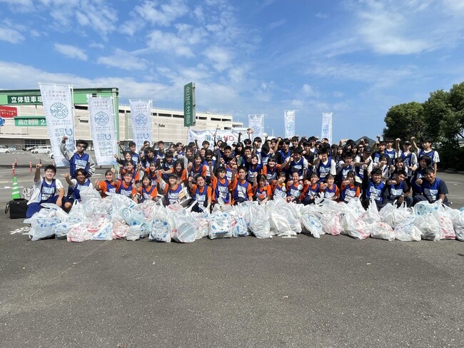 『スポGOMI甲子園2024・香川県大会』を開催　激闘を制したのは高松中央高校吹奏楽部うどんおいし～な!!!チーム　当日は参加者全80人で、101.99kgのごみを集めました！