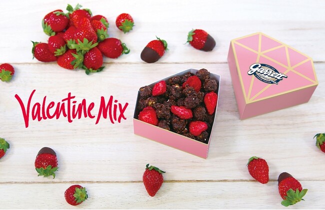 バレンタイン限定！ミルクチョコレート×甘酸っぱいイチゴの黄金ミックスを楽しむ 毎年人気のギャレットプチギフト『バレンタインMIX(チョコココ×ストロベリー)』 発売