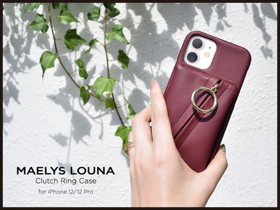 【Holiday Circus 2021 Nagoya】女性向けブランド「MAELYS LOUNA」からオシャレで便利なiPhoneケース “Clutch Ring Case”maroonカラーが登場