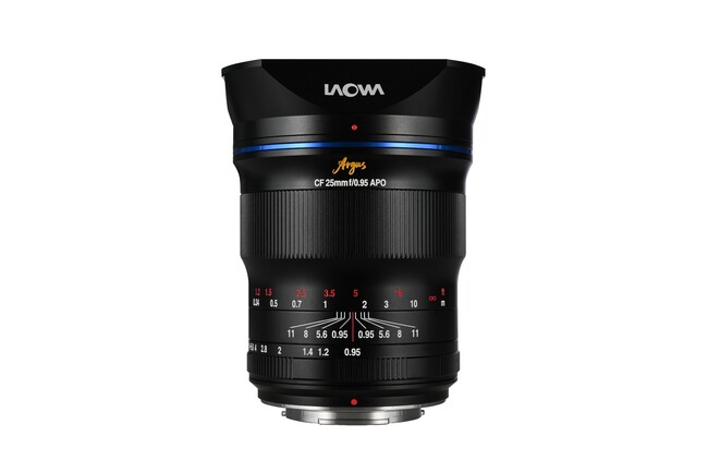 Fŏɗ}BAPO݌vAPS-C~[XJpYuLAOWA Argus 25mm F0.95 CF APOv