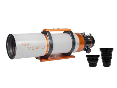 伸縮機構でコンパクトな大口径3枚玉ED鏡筒。Askar「140APO鏡筒」、専用1.0xフラットナー、 0.8xレデューサーを発売
