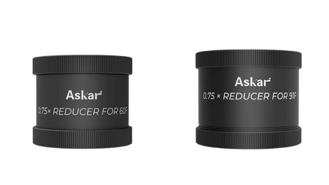 Askar Fシリーズの撮影性能をさらに引き出す「60F 0.75x レデューサー」「91F 0.75x レデューサー」を発売