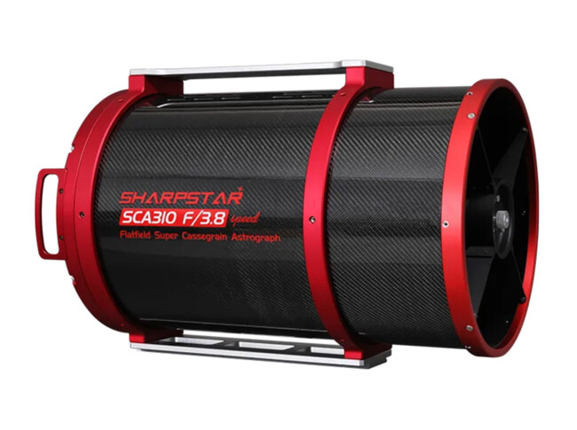 ���a310mm�A�œ_����1178mm�AF3.8�̑���a�J�Z�O�������A�X�g���O���t�BSHARPSTAR�uSCA310�v�𔭔�