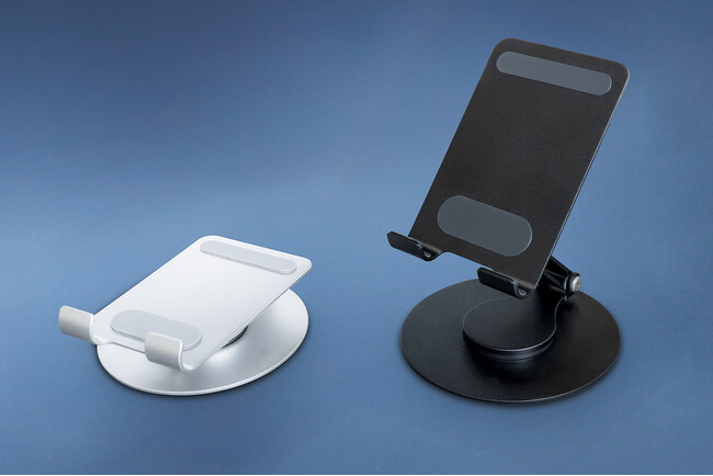 向きも角度も自由自在！360度回転スマホスタンド『OWL-STD14』を発売