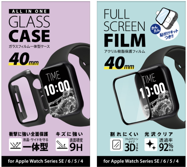 Apple Watch Series SE/6/5/4ΉKXtB̌^P[XƃANیtB𔭔