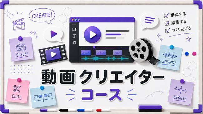 動画編集・制作を通じて企画力・表現力・発信力を育む！Bee Creative「動画クリエーターコース」を提供開始