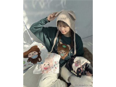 AS KNOW AS plusから『モンチッチフレンズ』のスウェットが登場！