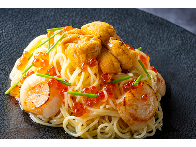 贅の極み！食通を虜にする衝撃のパスタ！『プレミアムウニスパ！』が「北海道イタリアン ミア・ボッカ」他で夏期限定発売！北海道産塩水ウニ・北海道産ホタテ、いくらの超贅沢冷製スパゲティを楽しんで！