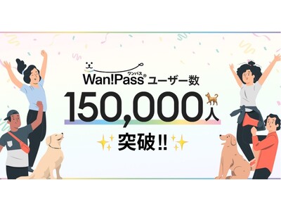 話題のペットお出かけアプリ「Wan!Pass」ユーザー累計15万人を突破！