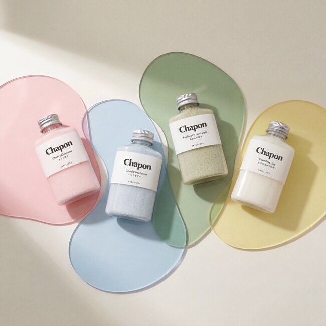 春の名残、夏の予感。高級入浴剤「Chapon」春限定2セットが計約150セット販売／追加販売を決定