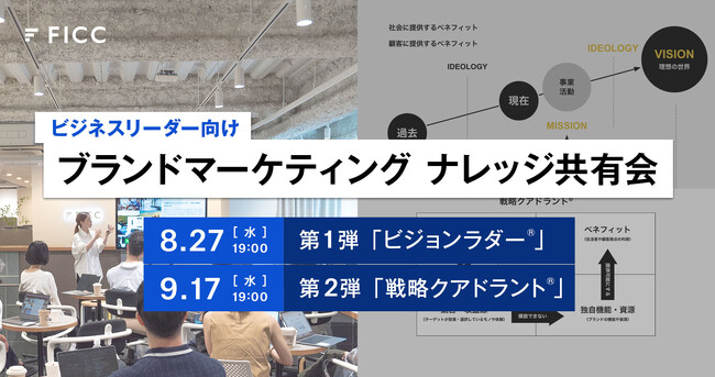 組織の確信を生み、連携を叶える ─ FICCが今夏、ブランドマーケティングのナレッジ共有会を全2回開催