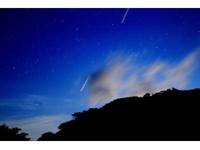 星空ガイドと「こと座流星群」を大自然の「伊豆大島・三原山テラス」でご鑑賞