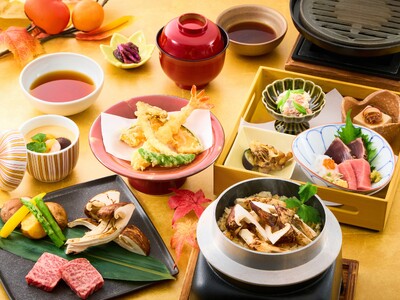 【和食鍋処 すし半】実りの秋を味わう「秋の味覚」フェア開催！松茸、アオリイカ、鰹、鮭黒など旬の食材を贅沢に使用した期間限定メニューが登場