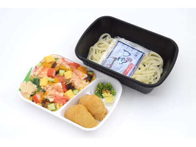 【古市庵】ひんやりとした味わいが魅力の「海鮮ちらし寿司と細うどん」「彩ちらし寿司と細うどん」を発売