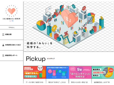 日本の結婚をデータで解明する『IBJ 結婚みらい研究所』サイトを公開！