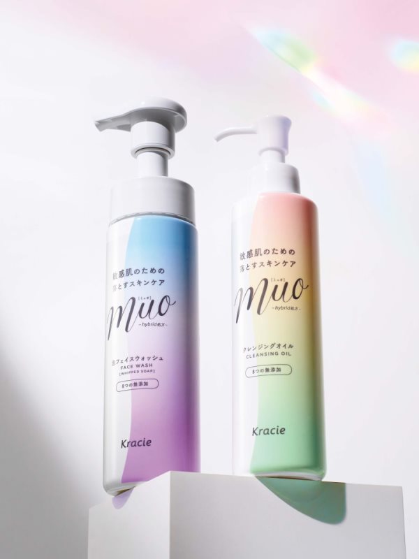 敏感肌のための落とすスキンケア「muo(ミュオ)」クレンジングオイル＆泡の洗顔料リニューアル発売　～落ちも肌への配慮もあきらめない～