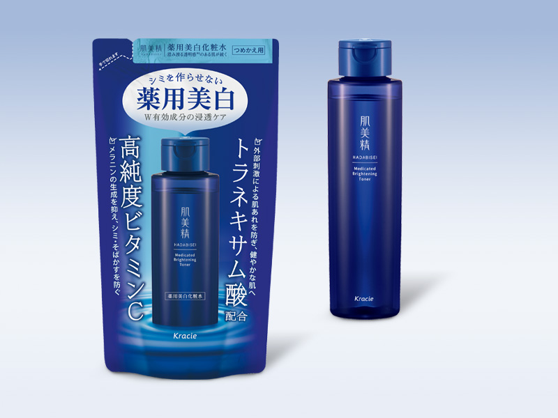 肌美精「薬用シリーズ」好調！２０２５年上半期ベストコスメ続々獲得！「肌美精　薬用美白化粧水」から詰替用新発売～Ｗの有効成分でシミの原因を多角的にケア～