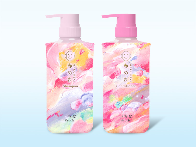 予防美髪ケアの「いち髪」から今年も数量限定発売春の訪れを感じる「春めき（桜）満開の香り」シャンプー＆コンディショナー